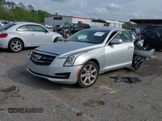 2016 Cadillac ATS Sedan Luxury Collection RWD with VIN 1G6AB5RX6G0134374, listed as a IAAI auction lot 41909925 with 1 mi miles. Bid and sale history available at carsss.com. Image 2.