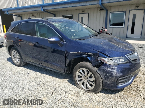 2017 Acura RDX Technology with VIN 5J8TB3H52HL021243, listed as a Copart auction lot 51104625 with 51,863 mi miles and Salvage Title. Bid and sale history available at DreamBid. Image 4.