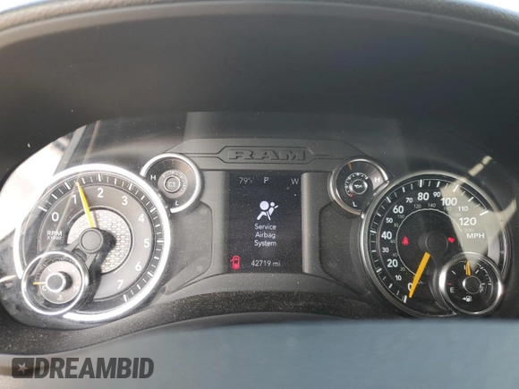 2021 Ram 2500 Tradesman with VIN 3C6UR4HJ6MG501060, listed as a Copart auction lot 54185045 with 42,719 mi miles and Salvage title. Bid and sale history available at DreamBid. Image 9.