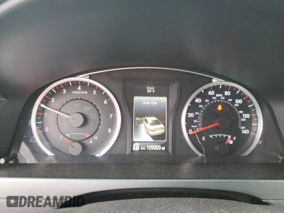 2015 Toyota Camry XLE with VIN 4T1BF1FK2FU878791, listed as a Copart auction lot 49357605 with 109,900 mi miles and Salvage Title. Bid and sale history available at DreamBid. Image 9.