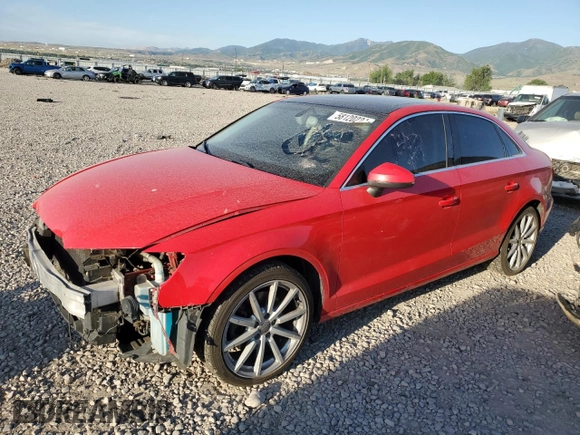 2015 Audi A3 Premium Plus z VIN WAUEFGFF3F1039299, wystawiony jako Copart lot #58120224 z przebiegiem 127 070 mil mil oraz Szkoda całkowita • Salvage title. Historia ofert i sprzedaży dostępna na DreamBid. Obrazek 1.
