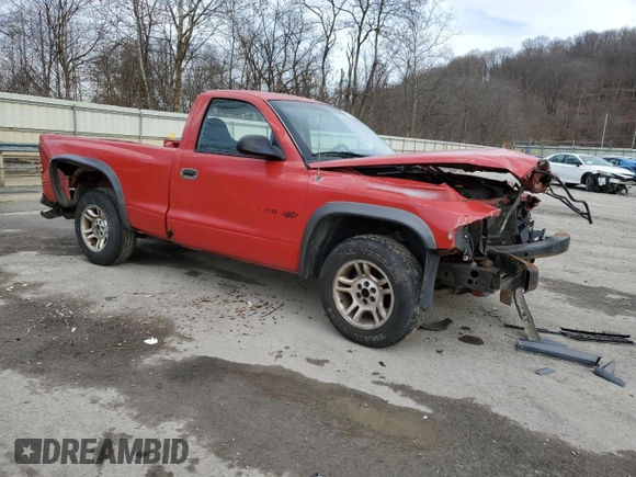 2002 Dodge Dakota with VIN 1B7FL16X92S669659, listed as a Copart auction lot 86835994 with 134,893 mi miles and Salvage Title. Bid and sale history available at carsss.com. Image 4.