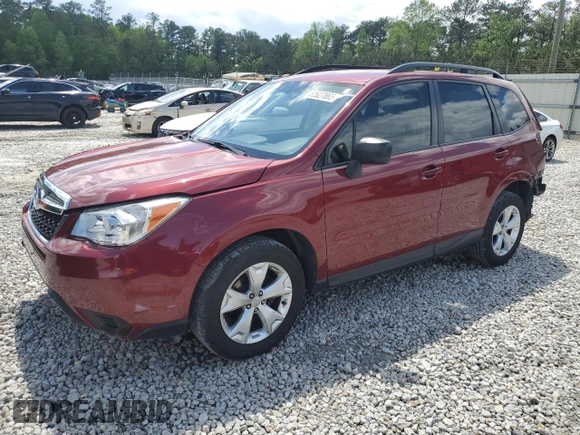 2015 Subaru Forester 2.5i with VIN JF2SJABC9FH460210, listed as a Copart auction lot 52627665 with 62,086 mi miles and Salvage Title. Bid and sale history available at carsss.com. Image 1.