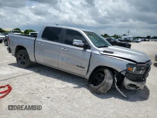 2020 Ram 1500 Big Horn with VIN 1C6SRFFT7LN334558, listed as a Copart auction lot 61487675 with 66,572 mi miles and Salvage title. Bid and sale history available at DreamBid. Image 4.
