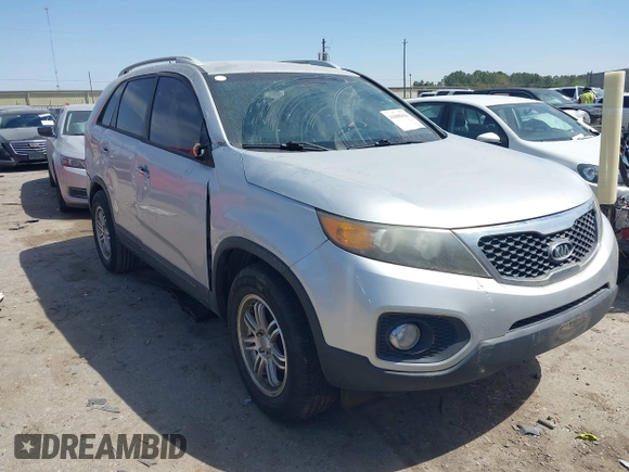 2012 Kia Sorento LX with VIN 5XYKT4A67CG233771, listed as a IAAI auction lot 41808416 with 155,788 mi miles. Bid and sale history available at carsss.com. Image 1.