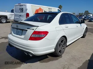 2009 Mercedes-Benz C 63 AMG with VIN WDDGF77X19F200295, listed as a IAAI auction lot 41861803 with 95,069 mi miles and . Bid and sale history available at DreamBid. Image 4.