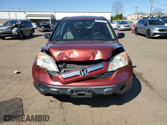 2009 Honda CR-V EX with VIN JHLRE48509C022482, listed as a Copart auction lot 52492245 with 218,697 mi miles and Salvage Title. Bid and sale history available at carsss.com. Image 5.