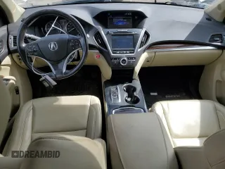 2017 Acura MDX w/Technology Pkg with VIN 5FRYD4H54HB019127, listed as a Copart auction lot 49433905 with 130,104 mi miles and Salvage Title. Bid and sale history available at carsss.com. Image 8.
