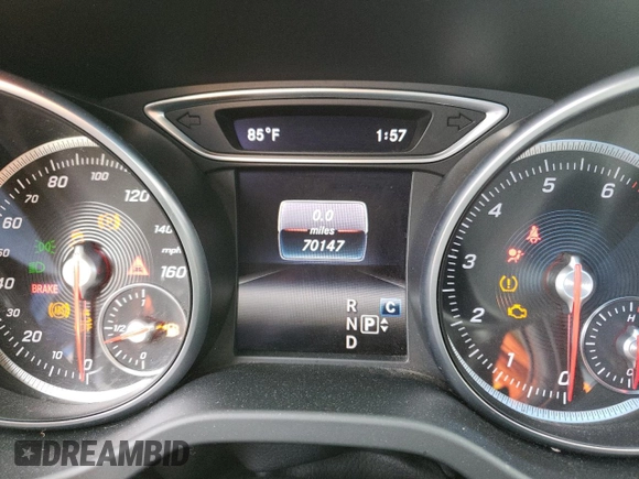 2017 Mercedes-Benz CLA with VIN WDDSJ4EB0HN441865, listed as a Copart auction lot 67480032 with 70,147 mi miles. Bid and sale history available at carsss.com. Image 8.