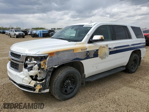 2018 Chevrolet Tahoe Commercial with VIN 1GNSKDEC7JR326640, listed as a Copart auction lot 54534425 with 201,765 mi miles and Non repairable. Bid and sale history available at DreamBid. Image 1.