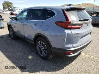 2022 Honda CR-V EX with VIN 2HKRW2H57NH631226, listed as a Copart auction lot 58745802 with 15,831 mi miles. Bid and sale history available at carsss.com. Image 3.