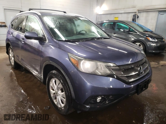 2013 Honda CR-V EX with VIN 5J6RM4H50DL047952, listed as a Copart auction lot 84505604 with 180,275 mi miles and Salvage Title. Bid and sale history available at carsss.com. Image 4.