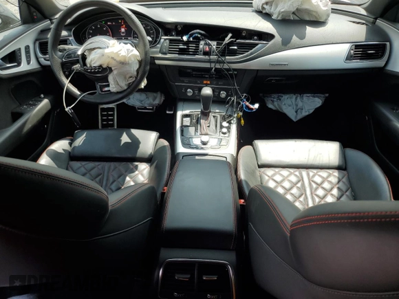2018 Audi A7 Premium Plus with VIN WAUW3AFC8JN077743, listed as a Copart auction lot 58638925 with 49,062 mi miles and Salvage title. Bid and sale history available at DreamBid. Image 8.