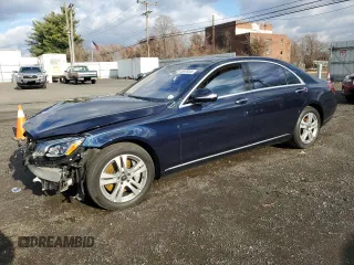 2019 Mercedes-Benz S 560 with VIN WDDUG8GB8KA483873, listed as a Copart auction lot 83876344 with 69,220 mi miles and Salvage Title. Bid and sale history available at DreamBid. Image 1.