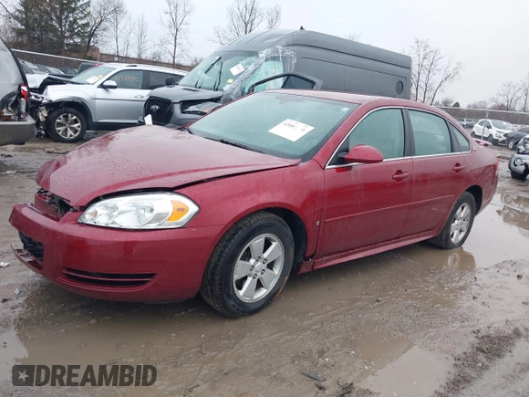 2009 Chevrolet Impala LT with VIN 2G1WT57N691128527, listed as a IAAI auction lot 42002205 with 115,214 mi miles and . Bid and sale history available at DreamBid. Image 17.