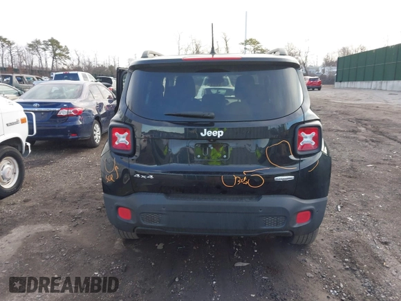 2017 Jeep Renegade Latitude with VIN ZACCJBBB9HPE91033, listed as a IAAI auction lot 41796937 with 87,760 mi miles and . Bid and sale history available at DreamBid. Image 17.
