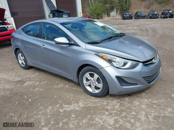 2015 Hyundai Elantra SE with VIN 5NPDH4AE5FH650871, listed as a IAAI auction lot 42010193 with 109,093 mi miles. Bid and sale history available at carsss.com. Image 1.