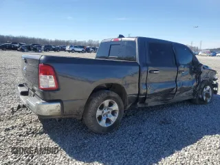 2019 Ram 1500 Big Horn/Lone Star with VIN 1C6RRFFG9KN805156, listed as a Copart auction lot 47454455 with 191,482 mi miles and Salvage Title. Bid and sale history available at carsss.com. Image 3.