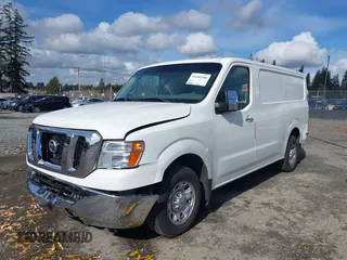 2012 Nissan NV S with VIN 1N6BF0KLXCN117510, listed as a IAAI auction lot 41649700 with 48,096 mi miles. Bid and sale history available at carsss.com. Image 2.