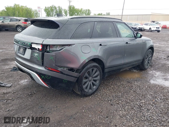 2019 Land Rover Range Rover Velar R-Dynamic SE z VIN SALYL2EX1KA227926, wystawiony jako IAAI lot #42353130 z przebiegiem 39 890 mil mil oraz . Historia ofert i sprzedaży dostępna na DreamBid. Obrazek 4.