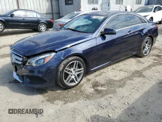 2016 Mercedes-Benz E-Class E 400 with VIN WDDKJ6HB5GF347044, listed as a Copart auction lot 87767205 with 49,684 mi miles and Salvage Title. Bid and sale history available at carsss.com. Image 1.