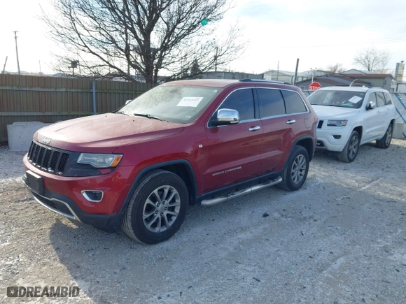 2014 Jeep Grand Cherokee Limited with VIN 1C4RJFBG7EC218735, listed as a IAAI auction lot 41265513 with 174,957 mi miles. Bid and sale history available at carsss.com. Image 17.