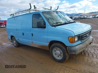 2004 Ford Econoline Cargo with VIN 1FTRE14W24HA72208, listed as a IAAI auction lot 41566737 with 95,391 mi miles. Bid and sale history available at carsss.com. Image 1.