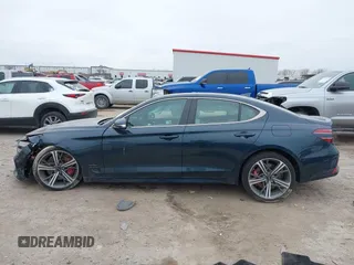2024 Genesis G70 3.3T Sport Advanced with VIN KMTG54SE4RU139023, listed as a IAAI auction lot 41646110 with 12,204 mi miles. Bid and sale history available at carsss.com. Image 14.
