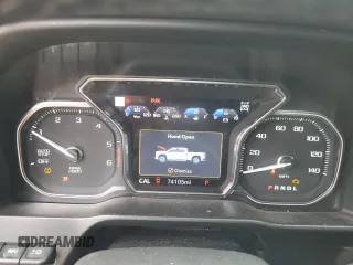 2020 GMC Sierra 1500 Denali z VIN 3GTU9FET4LG427257, wystawiony jako Copart lot #81757604 z przebiegiem 74 105 mil mil oraz Nie do naprawy • Non repairable. Historia ofert i sprzedaży dostępna na DreamBid. Obrazek 9.