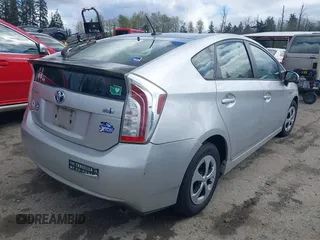 2013 Toyota Prius One with VIN JTDKN3DU6D0350795, listed as a IAAI auction lot 42025416 with 146,043 mi miles. Bid and sale history available at carsss.com. Image 4.