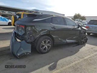 2023 Lexus RX with VIN 2T2BAMCA2PC028850, listed as a Copart auction lot 45674575 with 47,507 mi miles and Salvage Title. Bid and sale history available at carsss.com. Image 3.