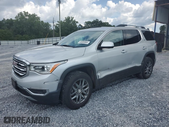 2017 GMC Acadia SLT with VIN 1GKKNMLA9HZ314165, listed as a Copart auction lot 65009564 with 76,152 mi miles and Salvage Title. Bid and sale history available at carsss.com. Image 1.