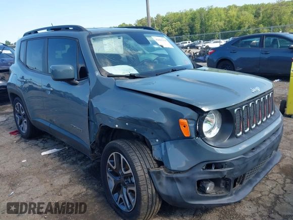 2017 Jeep Renegade Altitude with VIN ZACCJABB3HPF87749, listed as a IAAI auction lot 42423314 with 88,571 mi miles and . Bid and sale history available at DreamBid. Image 6.