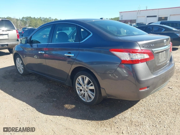 2015 Nissan Sentra S with VIN 3N1AB7AP5FY310374, listed as a IAAI auction lot 41653454 with 142,039 mi miles. Bid and sale history available at carsss.com. Image 3.