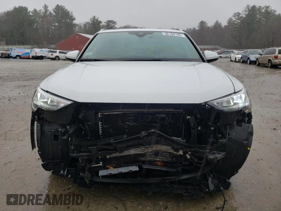 2021 Audi Q3 S line Premium with VIN WA1DECF39M1035653, listed as a Copart auction lot 50160195 with 24,648 mi miles and Salvage Title. Bid and sale history available at DreamBid. Image 5.