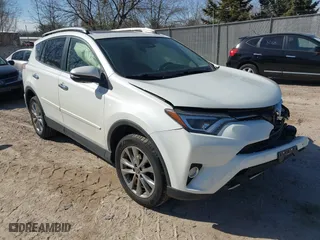 2017 Toyota RAV4 Limited with VIN JTMDFREV2HD203548, listed as a IAAI auction lot 41987504 with 161,787 mi miles. Bid and sale history available at carsss.com. Image 1.