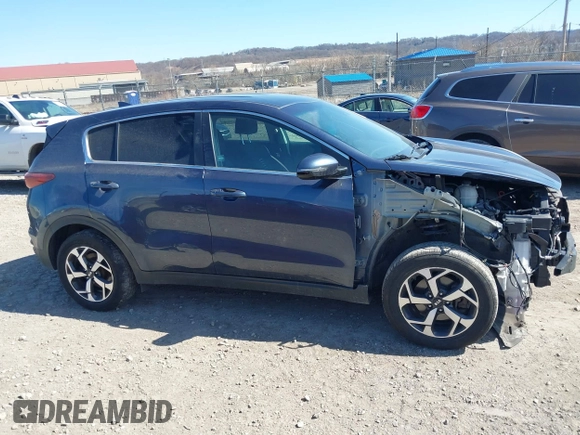 2020 Kia Sportage LX with VIN KNDPMCAC8L7765627, listed as a IAAI auction lot 41856507 with 57,968 mi miles. Bid and sale history available at carsss.com. Image 14.