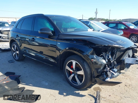 2024 Audi Q5 S line Premium Plus with VIN WA1EAAFY5R2120135, listed as a IAAI auction lot 41618880 with 4,277 mi miles and . Bid and sale history available at DreamBid. Image 1.