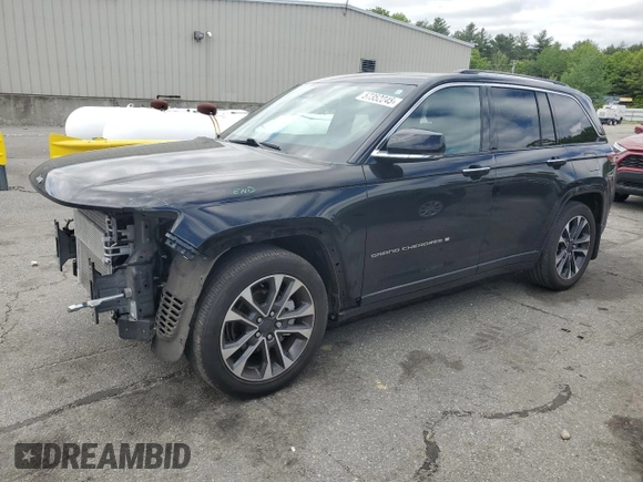 2022 Jeep Grand Cherokee Overland with VIN 1C4RJHDG0N8579025, listed as a Copart auction lot 57352245 with 47,194 mi miles and Salvage title. Bid and sale history available at DreamBid. Image 1.