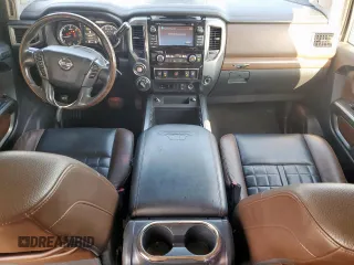 2017 Nissan Titan Platinum Reserve with VIN 1N6BA1F43HN568650, listed as a Copart auction lot 59593525 with 126,193 mi miles and Salvage title. Bid and sale history available at DreamBid. Image 8.