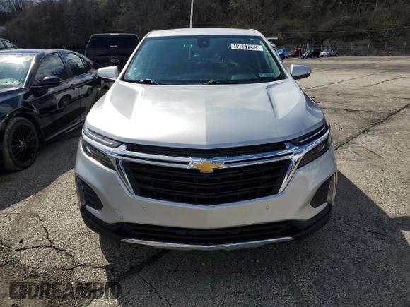 2022 Chevrolet Equinox LT with VIN 2GNAXTEVXN6133456, listed as a Copart auction lot 49887245 with 154,437 mi miles and Clean Title. Bid and sale history available at carsss.com. Image 5.