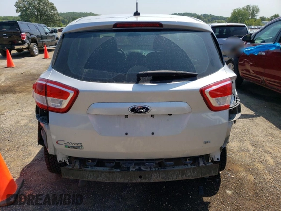 2017 Ford C-Max Energi SE with VIN 1FADP5EU5HL107695, listed as a Copart auction lot 58818563 with 39,163 mi miles. Bid and sale history available at carsss.com. Image 6.