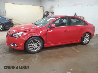 2012 Chevrolet Cruze LT w/1LT with VIN 1G1PF5SC2C7153730, listed as a Copart auction lot 49588775 with 172,000 mi miles and Clean Title. Bid and sale history available at carsss.com. Image 1.
