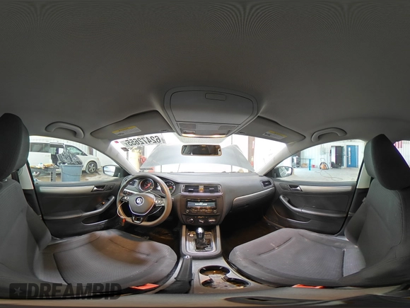 2015 Volkswagen Jetta SE with VIN 3VWD07AJ6FM343142, listed as a Copart auction lot 62472655 with 117,349 mi miles and Salvage title. Bid and sale history available at DreamBid. Image 14.