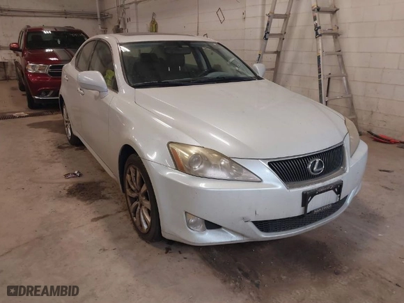 2008 Lexus IS 250 with VIN JTHCK262282025864, listed as a IAAI auction lot 41959903 with 160,075 mi miles. Bid and sale history available at carsss.com. Image 6.