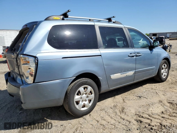2008 Kia Sedona EX with VIN KNDMB233386237457, listed as a Copart auction lot 53727365 with 246,238 mi miles and Salvage Title. Bid and sale history available at carsss.com. Image 3.