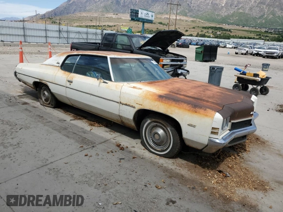 1972 Chevrolet Impala с VIN 1M47R2C175845, выставлен на аукционе Copart как лот 57104455 с пробегом 23 888 миль миль и Чистый • Clean title. История ставок и продаж доступна на DreamBid. Изображение 4.