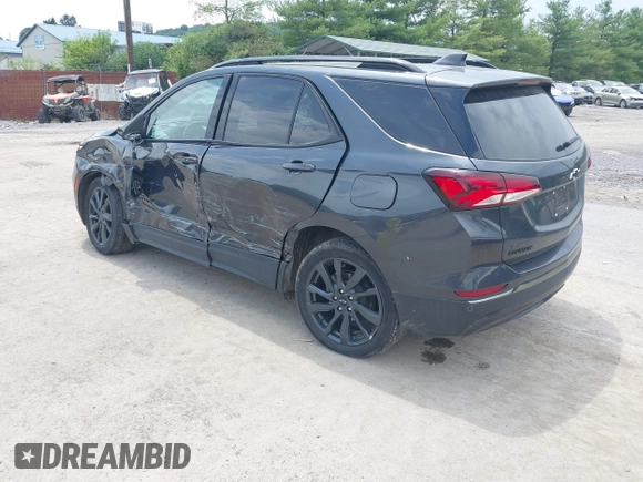 2023 Chevrolet Equinox RS with VIN 3GNAXWEG6PS151668, listed as a IAAI auction lot 42699384 with 31,949 mi miles and . Bid and sale history available at DreamBid. Image 3.
