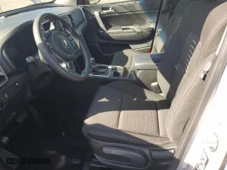 2018 Kia Sportage LX with VIN KNDPM3AC6J7350111, listed as a Copart auction lot 46256605 with 0 mi miles and Salvage Title. Bid and sale history available at carsss.com. Image 7.