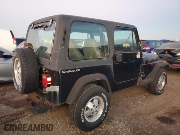 1994 Jeep Wrangler S with VIN 1J4FY19PXRP414104, listed as a Copart auction lot 79898264 with 166,963 mi miles and Clean Title. Bid and sale history available at carsss.com. Image 3.